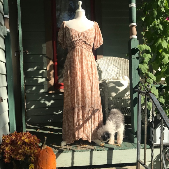 Lovely Boho Free People Maxi Dress - Picture 1 of 9